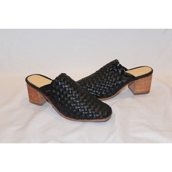 NISOLO WOMEN'S ALL DAY WOVEN‎ MULE BLACK NEW! $180 - Picture 2 of 6